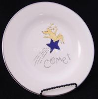 Pottery Barn REINDEER Cocktail/Dessert/Salad Plate COMET - NEW